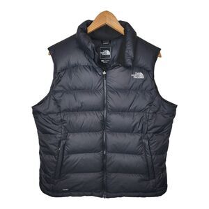 The North Face Nuptse 700 Down Puffer Vest Women's XL Black Gorpcore Streetwear